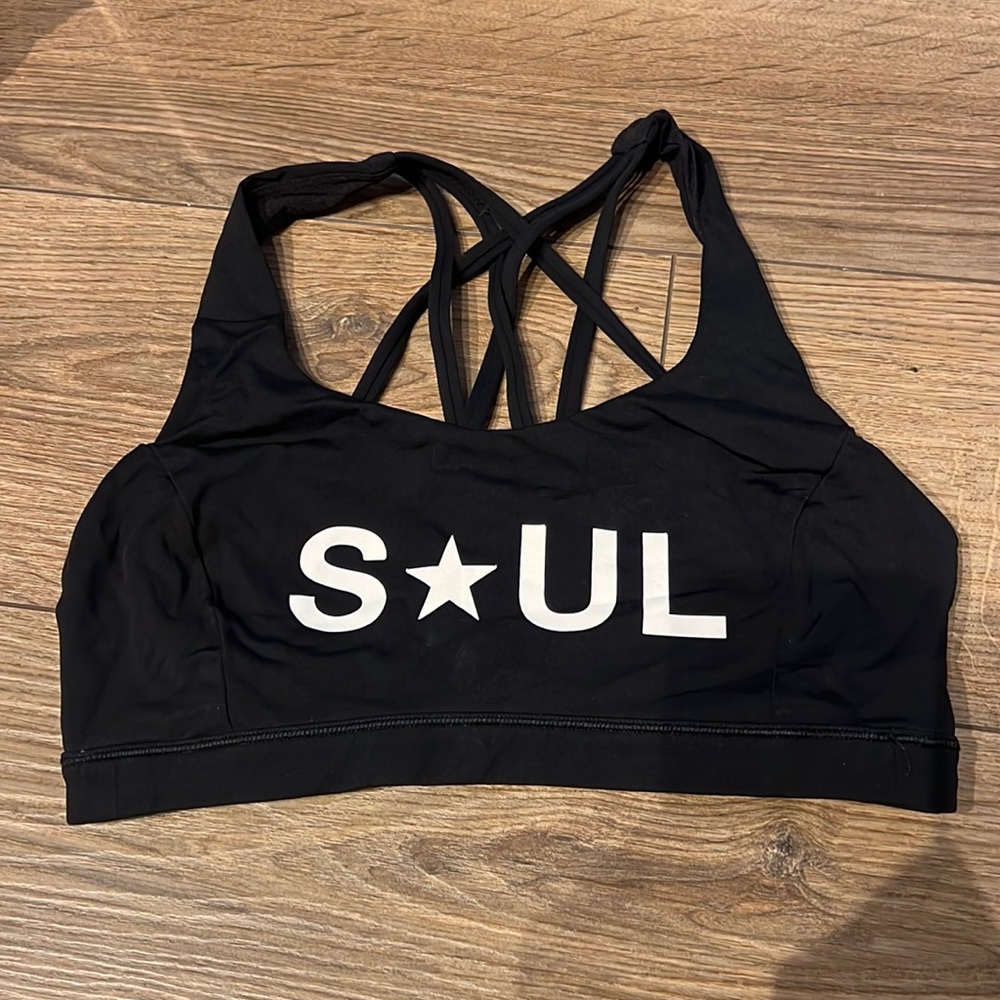 Lululemon x Soulcycle energy bra black